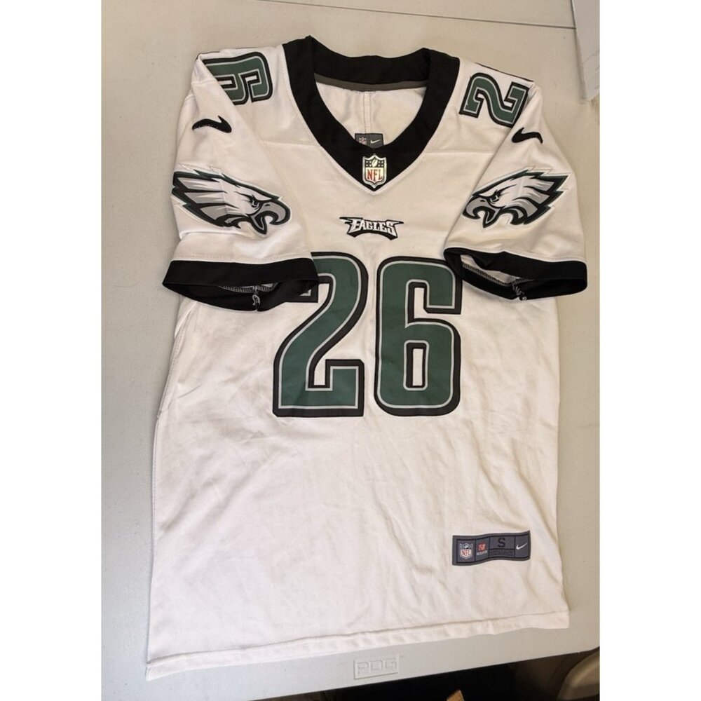 Nike Philadelphia Eagles Miles Sanders On Field Jersey NFL White Mens Small #26